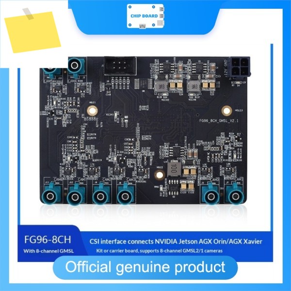 MAX9296을 탑재한 8채널 GMSL 보드, Nvidia AGX Orin과 호환, D457, ZED, 또는 Gemini 335LG 카메라와 함께 작동 제품 이미지