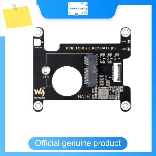 Waveshare PCIe to M.2 E-Key HAT D 라즈베리 파이 5용, NGFF 무선 카드 어댑터, USB 인터페이스를 통해 WiFiBT 지원 제품 이미지