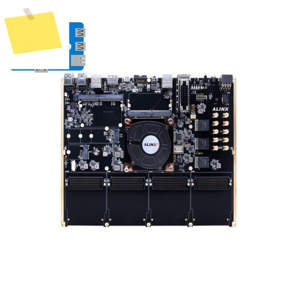 Alinx AXVU13F FPGA 개발 보드, Virtex UltraScale+ FMCx4 100G OSFP28 기가비트 이더넷 제품 이미지