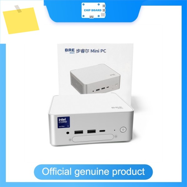 뷰르누크 BREBC 울트라9-285H 미니 PC 인텔 코어 아크 140T GPU, DDR5 RAM, M.2 SSD, WiFi6E 탑재 제품 이미지