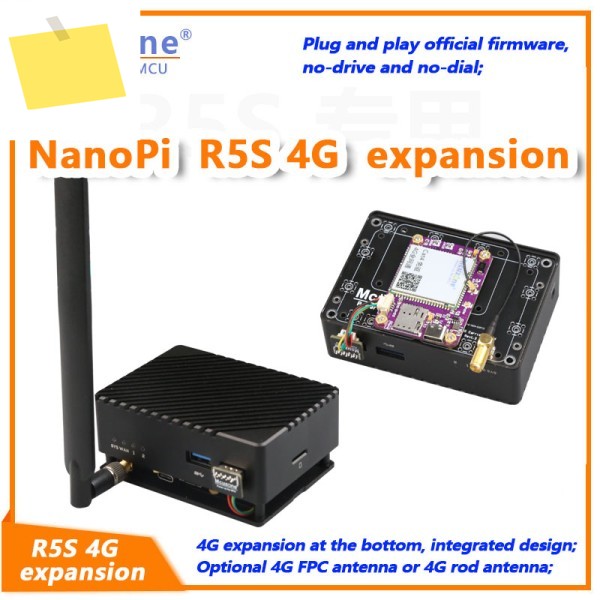 NanoPi R5S 4G 확장 보드, LTE CAT4 드라이버, 오픈 WRT 우분투 데비안 제품 이미지