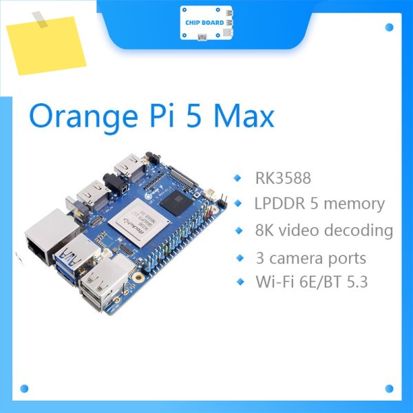 오렌지 파이 5 맥스 16GB 램 LPDDR5 락칩 RK3588 개발 보드 제품 이미지