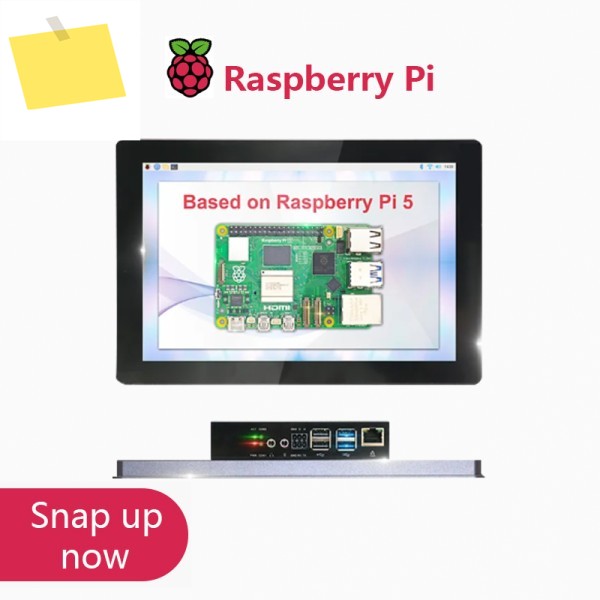EDATEC-HMI3020 Broadcom 고성능 산업용 패널 판넬 판네루 PC, Raspberry Pi 5 기반, 최대 8GB LPDDR4X RAM, BCM2712,7.0 및 1 제품 이미지