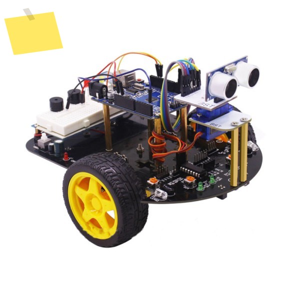 Yahboom 다기능 2WD Smartduino DIY 로봇 R3 스타터 자동차 키트, 프로그래밍 교육용, 2 in 1 제품 이미지