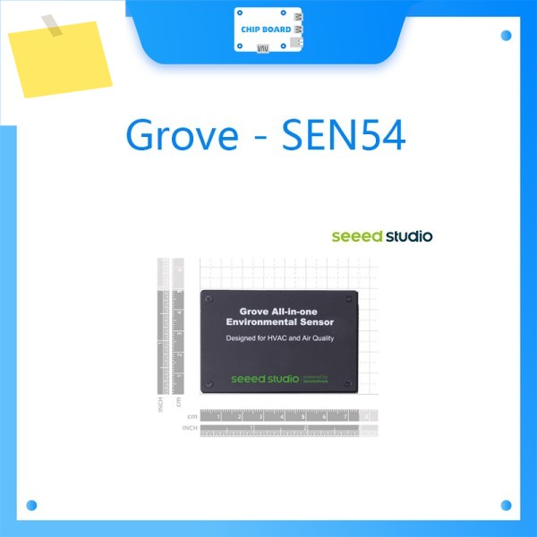 Grove - SEN54 올인원 환경 센서 우수한 정확도와 수명을 갖춘 VOC, RH, Temp, PM1.02.5410 제품 이미지
