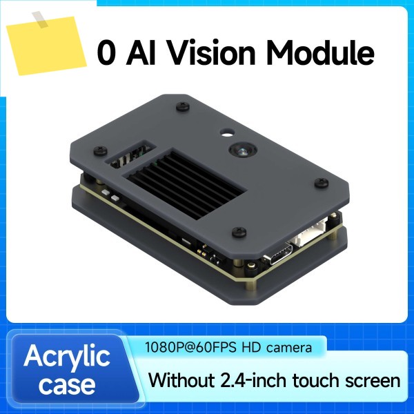 K230 AI 비전 모듈: 2MP 카메라, 6TOPS 컴퓨팅, DIY 로봇 프로젝트용 아크릴 케이스 제품 이미지