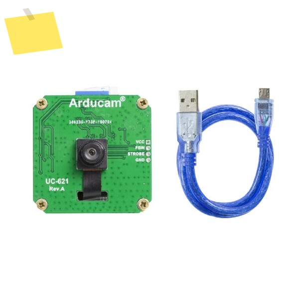 Arducam 2MP 글로벌 셔터 USB 카메라 평가 키트 - OV2311 12.9인치 흑백 실드 포함Rev.E 제품 이미지
