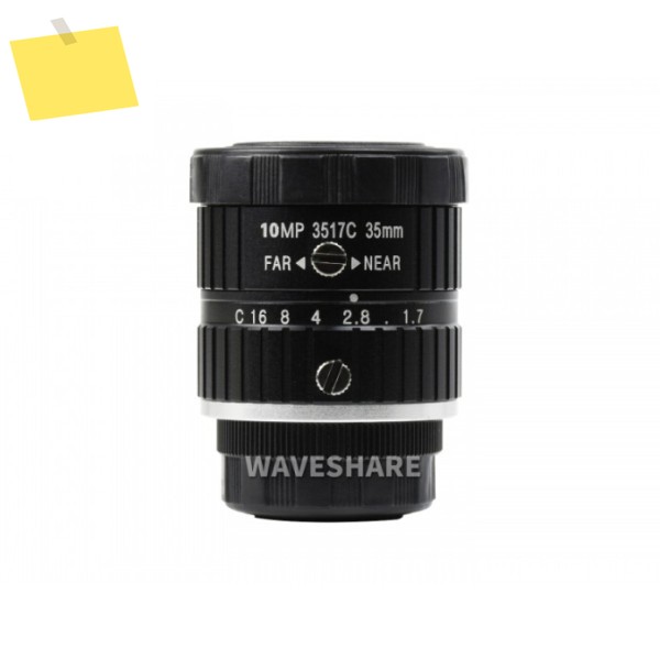 Raspberry Pi 고품질 카메라용 Waveshare 35mm 망원 렌즈 제품 이미지