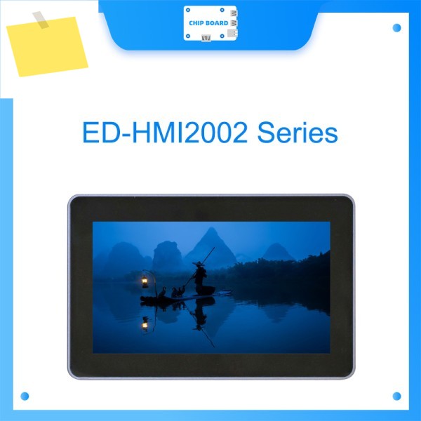 ED-HMI2002: 터치 디스플레이를 갖춘 Raspberry Pi 4+용 엔트리 레벨 산업용 태블릿 제품 이미지