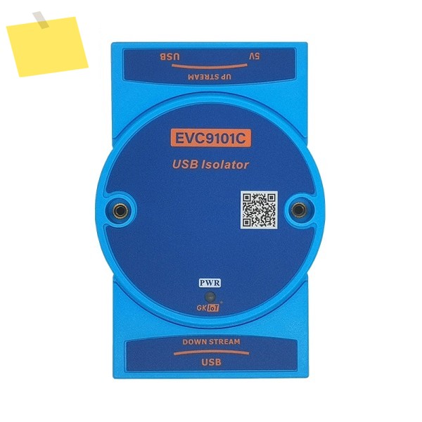 Ginkgo EVC9101C USB 2.0 고속 아이솔레이터 허브 - 신호 보호 기능을 갖춘 산업용 등급 1:1 및 멀티 포트 확장기 제품 이미지