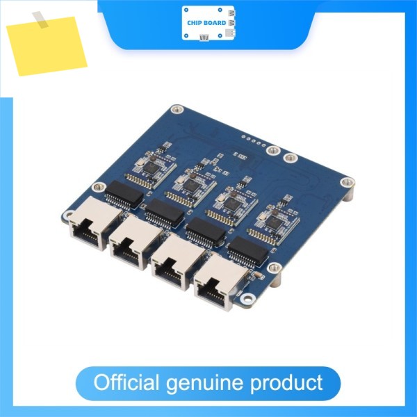 라즈베리 파이 5용 PCIe TO 4채널 기가비트2.5G 이더넷 보드B, OS 지원, 드라이버 불필요, 플러그 앤 플레이 제품 이미지