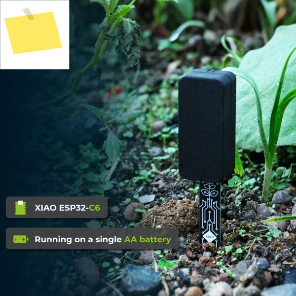 샤오 토양 수분 센서: ESP32-C6 기반, 식물용 ESPHome홈 어시스턴트 호환 제품 이미지
