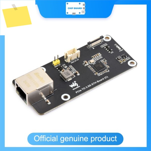 Waveshare PCIe TO 2.5G ETH 보드 C 라즈베리 파이 5용, OS 지원, 드라이버 불필요, 플러그 앤 플레이 제품 이미지