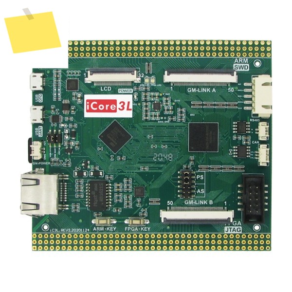 Ginkgo Icore3L 국내 ARM FPGA 듀얼 코어 개발 보드 GD32F450II, SL2S-25E 통합 제품 이미지
