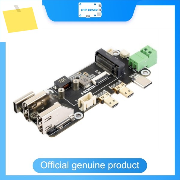 라즈베리 파이 5용 웨이브쉐어 PCIe-to-M.2 어댑터, 듀얼 전원 옵션, 두 개의 4K 디스플레이 지원 제품 이미지