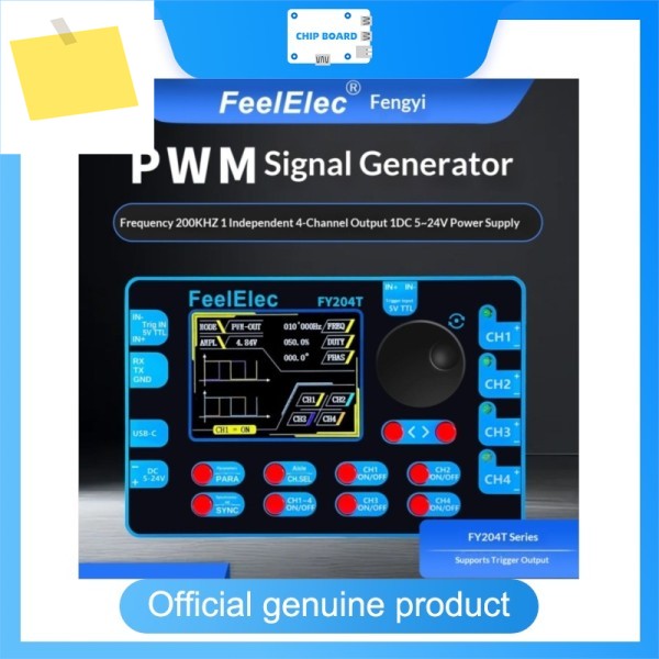 Feelelec FY204 24 채널 PWM 신호 발생기, 보완 출력, 조정 가능한 데드 타임, H-브리지 IGBT 제어 제품 이미지