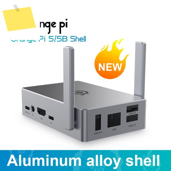 Orange Pi 5 또는 개발 보드 금속 쉘에 적합한 알루미늄 합금 케이스 제품 이미지