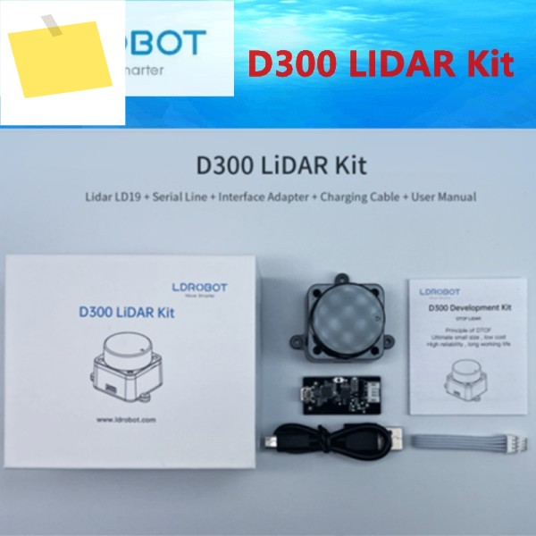 LDROBOT 레이저 Lidar D200 키트, 범위 측정, 실내 및 실외 SLAM 매핑, ROS1 LD06 제품 이미지