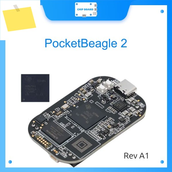 PocketBeagle 2 Rev A1 - TI 시타라 AM6254, 쿼드 코어 A53M4F, 1.4GHz, 3D GPU 제품 이미지