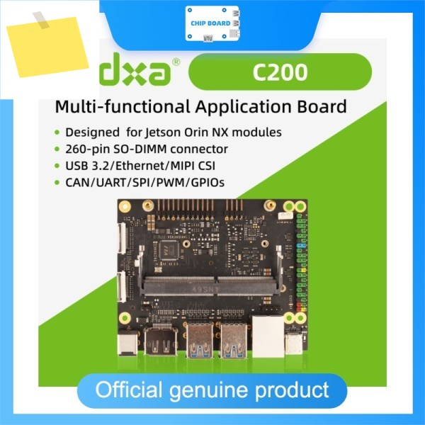 NVIDIA Jetson Orin NX 모듈과 호환되는 Radxa C200 애플리케이션 보드, 엣지 AI 프로젝트용 제품 이미지