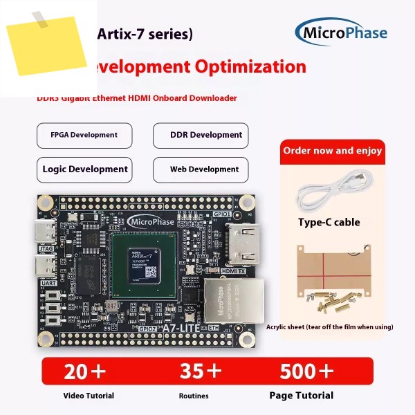 MicroPhase A7-Lite Xilinx Artix-7 FPGA 데모 보드 XC7A35T 개발 키트 코어 제품 이미지
