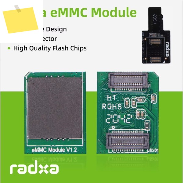 Radxa eMMC 모듈, 최대 128GB, SBC와 호환 가능, 플러그 고품질 스토리지 칩 제품 이미지
