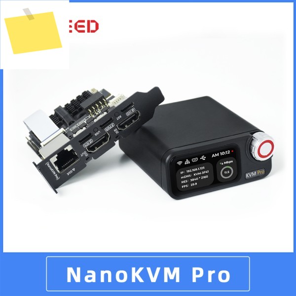 Sipeed NanoKVM-Pro: 서버NAS 원격 관리4K IP-KVM over GbEWiFi6PoE 제품 이미지