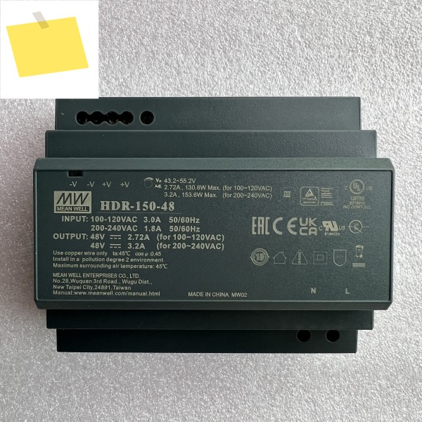 기존 MEAN WELL 신품 스위칭 전원 공급 장치 HDR-150 Dc 스텝 가이드 레일 유형 제품 이미지