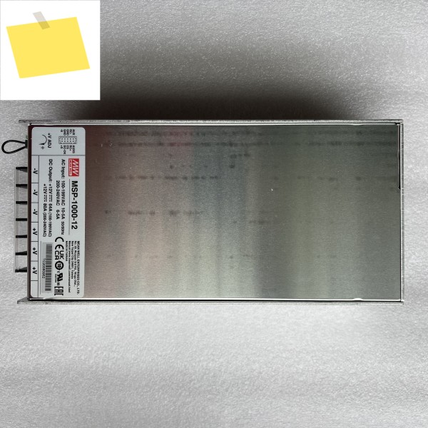 MSP-1000 MEAN WELL 저누설전류 PFC 원격 제어 전원 공급 장치 제품 이미지