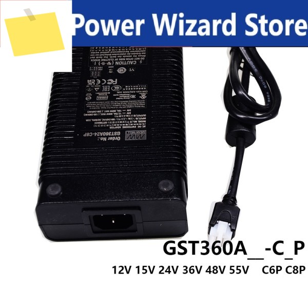 GST360A MEAN WELL AC-DC 고신뢰성 산업용 어댑터 시리즈 제품 이미지