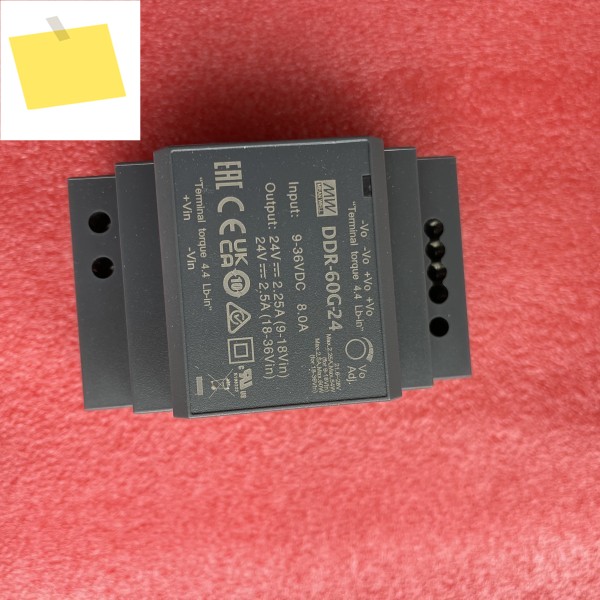 MEAN WELL DDR-60 12V 2.5A 레일 타입 DC-DC 컨버터 제품 이미지