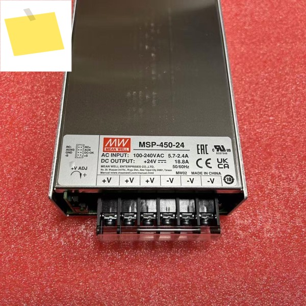 MEAN WELL MSP-450 12V 37.5A 단일 출력 스위칭 전원 공급 장치 제품 이미지