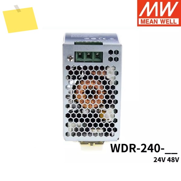 MEAN WELL WDR-240-24 240W 단일 출력 레일형 산업용 전원 공급 장치 제품 이미지