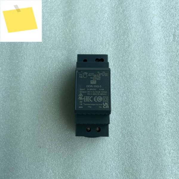 MEAN WELL 레일 타입 DC-DC 컨버터, DDR-30 24V, 1.25A, 30W 제품 이미지
