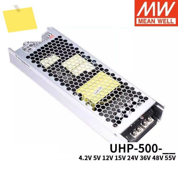 MEAN WELL UHP-500-12 12V 41.7A 초박형 전원 공급 장치 PFC 성능 포함 제품 이미지