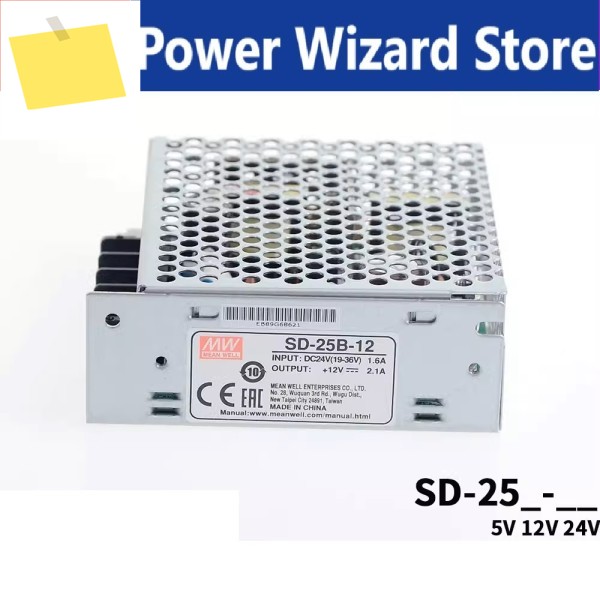 MEAN WELL SD-25 DC-DC 25W 스위칭 전원 공급 장치 SD-25A25B25C 5V 12V 저전력 제품 이미지