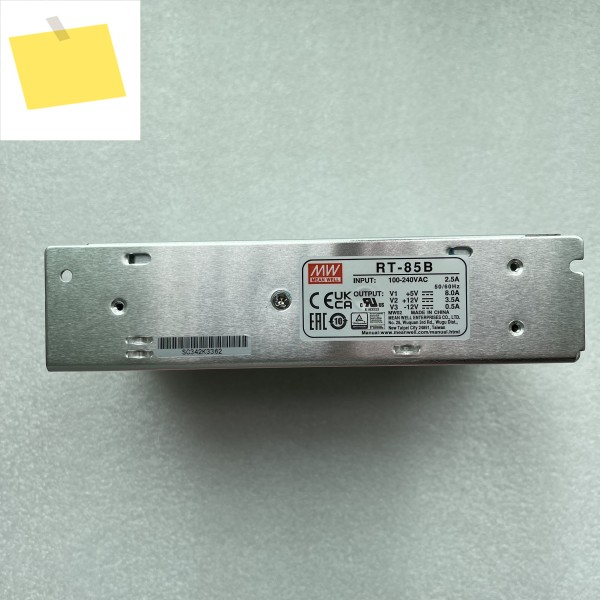RT-85 대만산 Mean Well 스위칭 전원 공급 장치는 5V 양극 및 음극 +12V-12V AC-DC 3채널 출력을 제공합니다. 제품 이미지