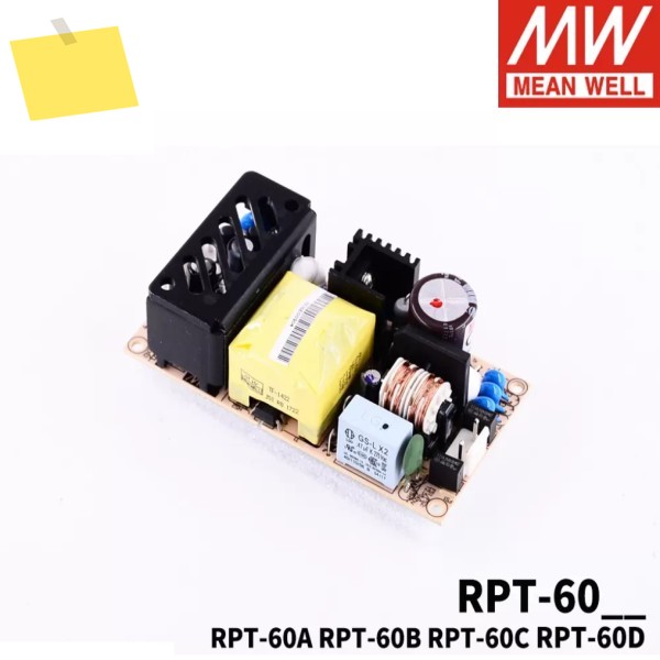 MEAN WELL PCB 유형 RPT-60 시리즈 삼중 출력 전원 공급 장치 제품 이미지