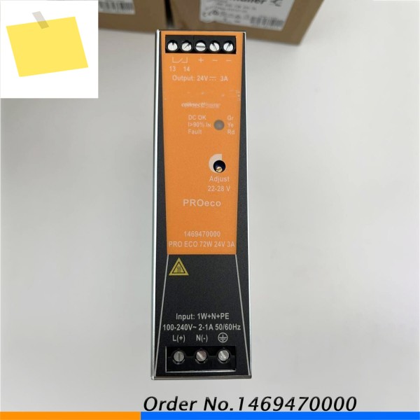 Weidmuller 스위칭 전원 공급 장치 1469470000용 신품 PRO ECO 72W 24V 3A 제품 이미지