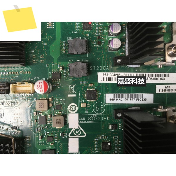 원래 서버 마더보드 S7200AP LGA3647 완전히 테스트됨 제품 이미지