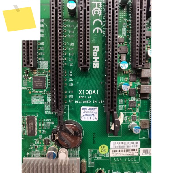 Supermicro 워크스테이션 마더보드 X10DAi 디자인 렌더링 기계 모델링 비디오 편집 가상 시뮬레이션 핫 제품 이미지