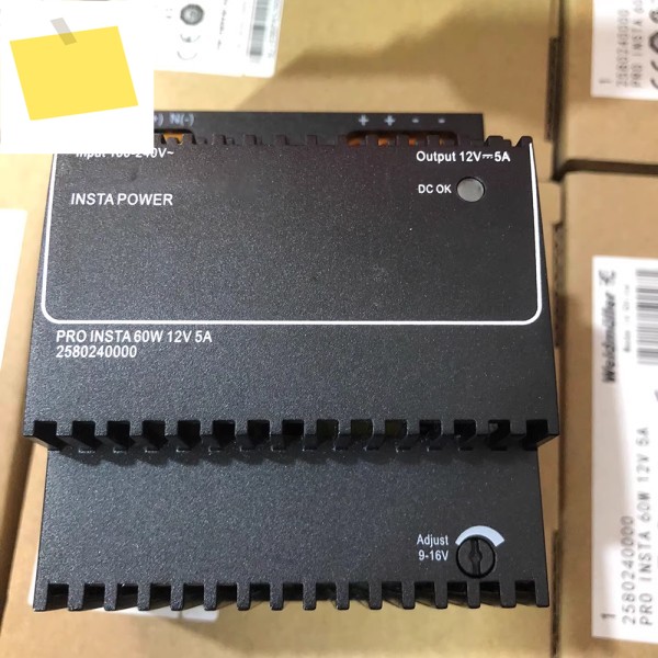 PRO INSTA 60W 12V 5A 레일 유형 스위칭 전원 공급 장치 2580240000 제품 이미지