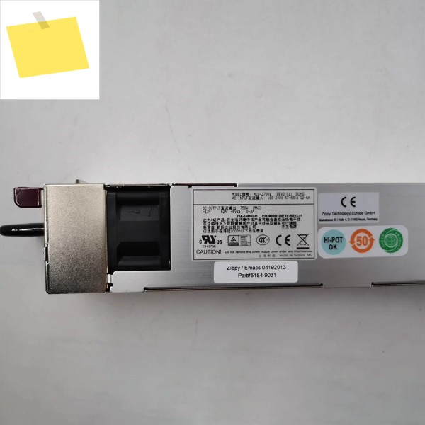 S7002 M1U-2750V BOOM1U075V-REV2.01 750W용 ZippyEmacs 전원 공급 장치에 대한 100% 테스트 작동 양호함 제품 이미지