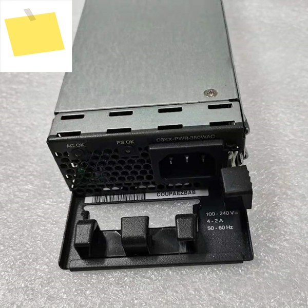 CISCO 3560 스위치 전원 공급 장치 C3KX-PWR-350WAC에 사용됩니다. 제품 이미지