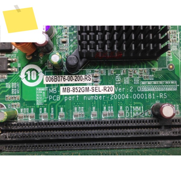 MB-852GM-SEL-R20 Ver:2.0 2.2 산업용 마더보드 제품 이미지