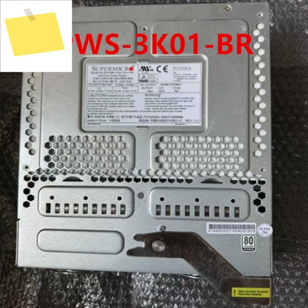 SUPERMICRO 3000W PWS-3K01-BR용 새 원본 전원 공급 장치 제품 이미지