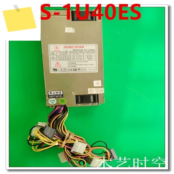 TC SURE STAR IWIN 1U 400W 전원 공급 장치 SS-1U40ES, 거의 신품 제품 이미지