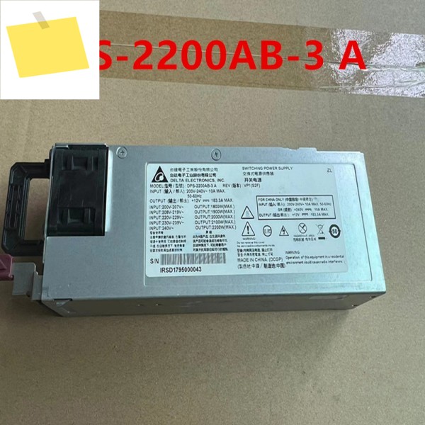 델타 CRPS용 PSU, 2200W 전원 공급 장치, DPS-2200AB-3 A 거의 새제품 제품 이미지