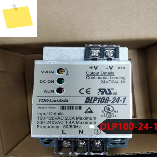 TDK-LAMBDA PSU 전원 공급 장치 DLP100-24-1, 24V 4.1A 100W, 새제품 제품 이미지