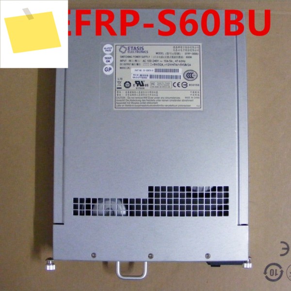 ETASIS용 전원 공급 장치, EFRP-S60BU 55-120679 용 600W, 거의 새제품 제품 이미지